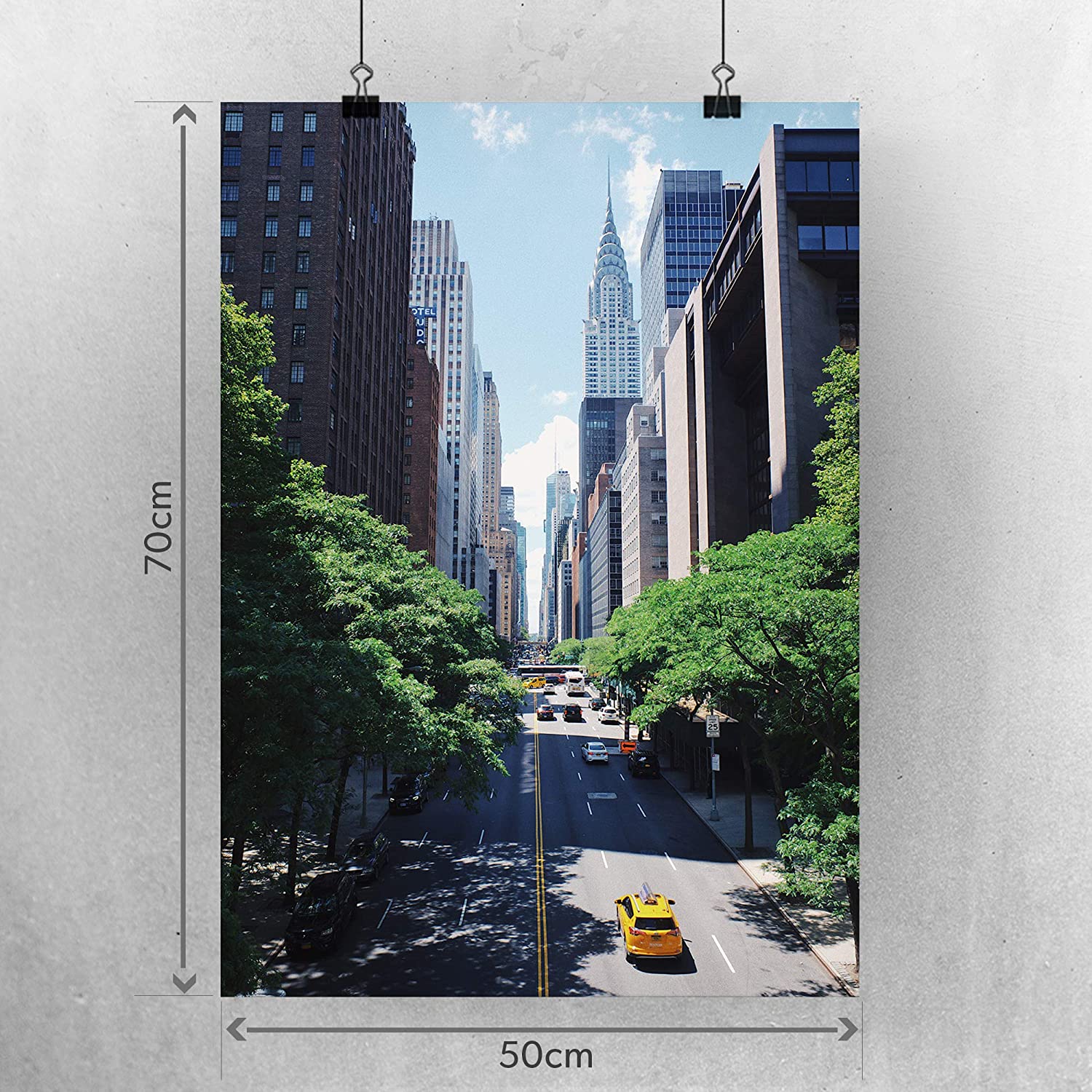 Golden Posters Foto Poster New York Poster Downtown (70x50cm)