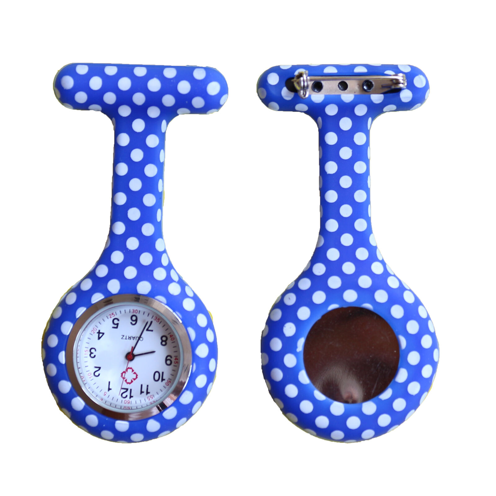 Nurse Watch Schwesternuhr Silikon  Krankenschwesternuhr Pulsuhr Kitteluhr Pflege Muster #2