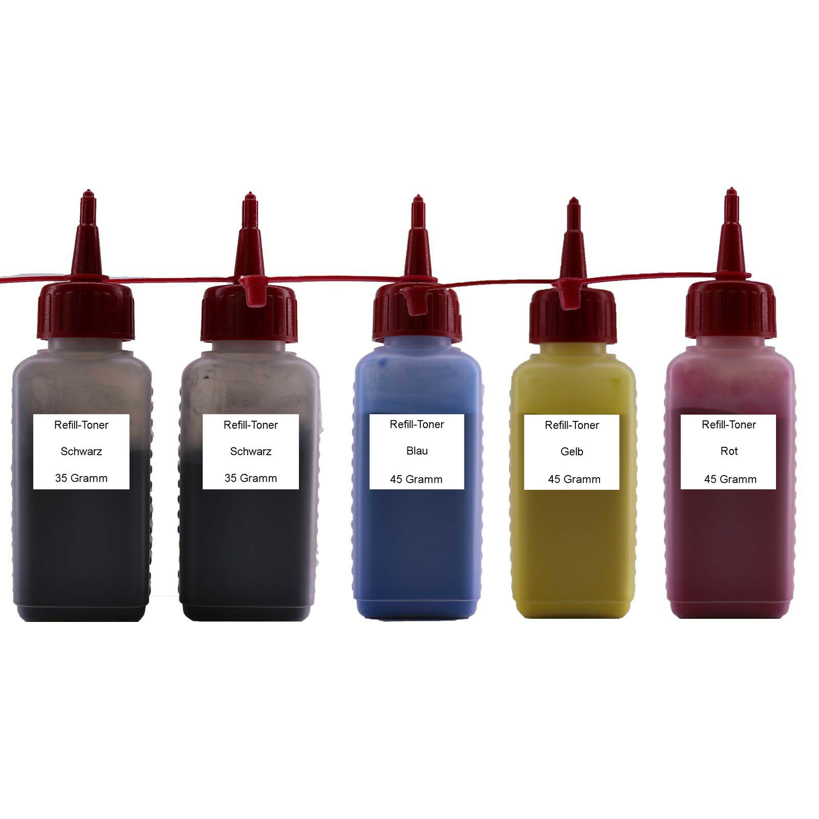 Refill Toner (BK/Y/C/M) für Samsung CLP-320/CLP-325/CLX-3185