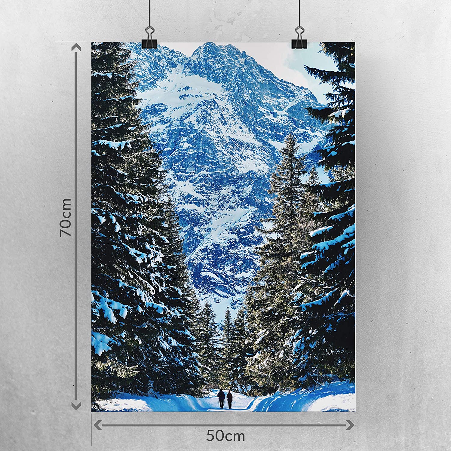 Golden Posters Foto Poster Alpen (70x50cm)
