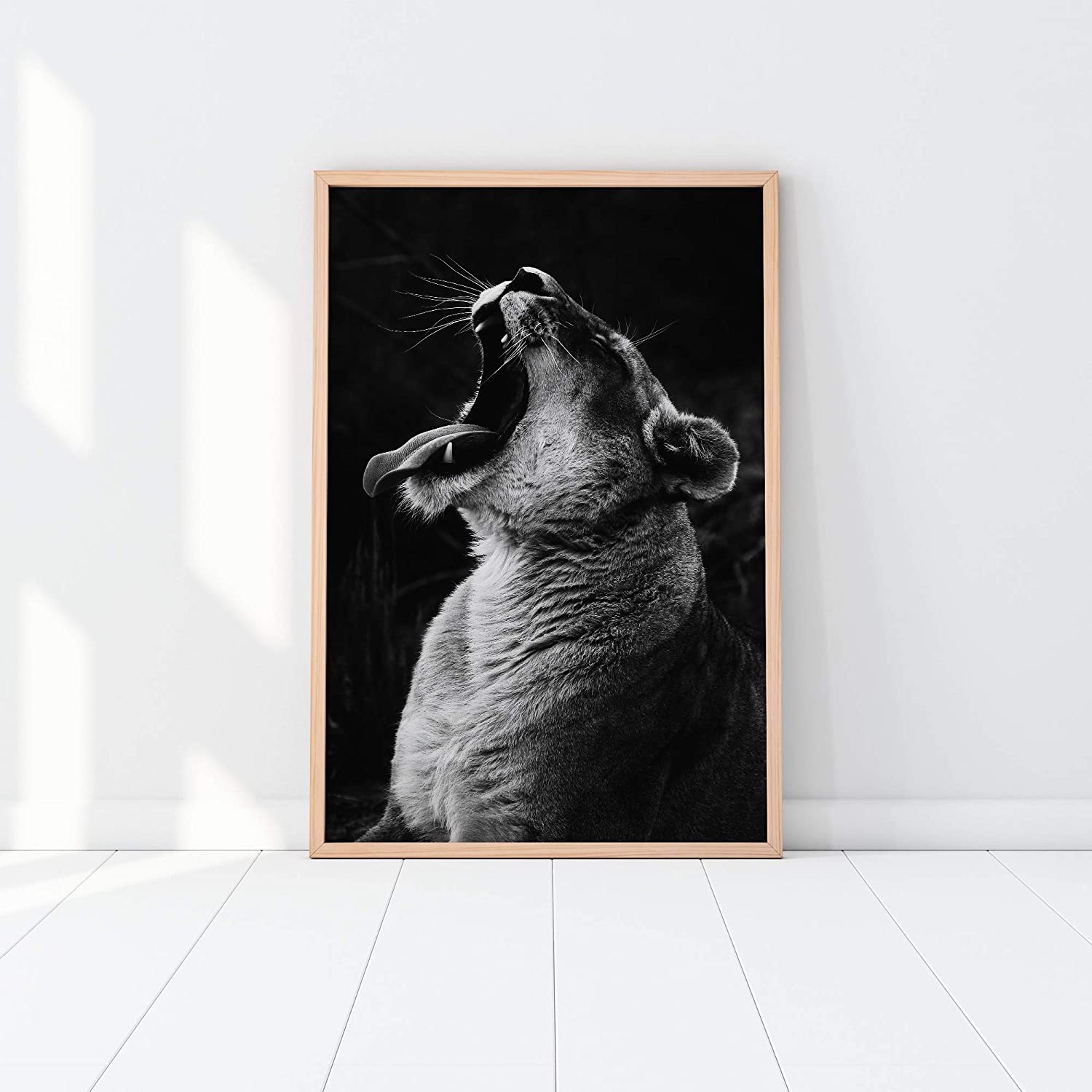 Golden Posters Foto Poster Löwin (70x50cm)