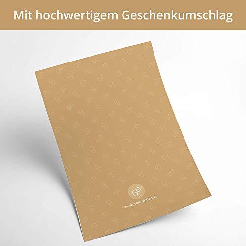 Golden Posters 4er Bilder Set Poster hochwertig süße Motive mit Tieren - Bilder Deko Kinderzimmer Mädchen und Junge - Bilderset Baby - Papier DIN A 4 300g/m2