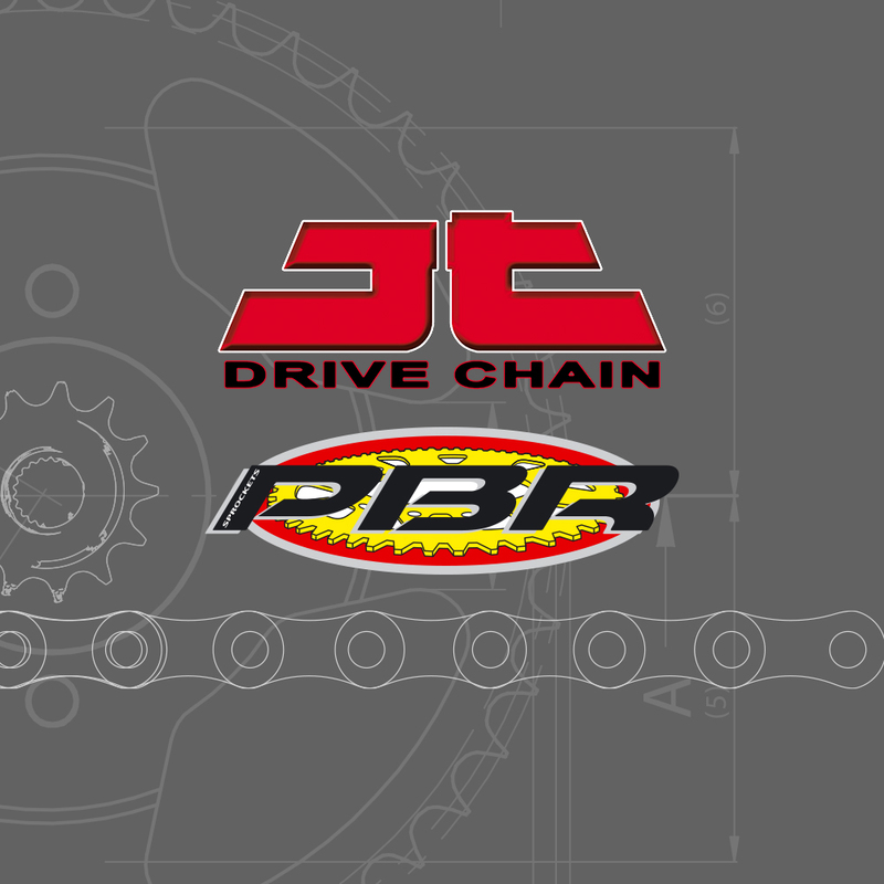 JT/PBR Chain Kit 520HDS 13/49 Standard - Ultra-Light Rear Sprocket