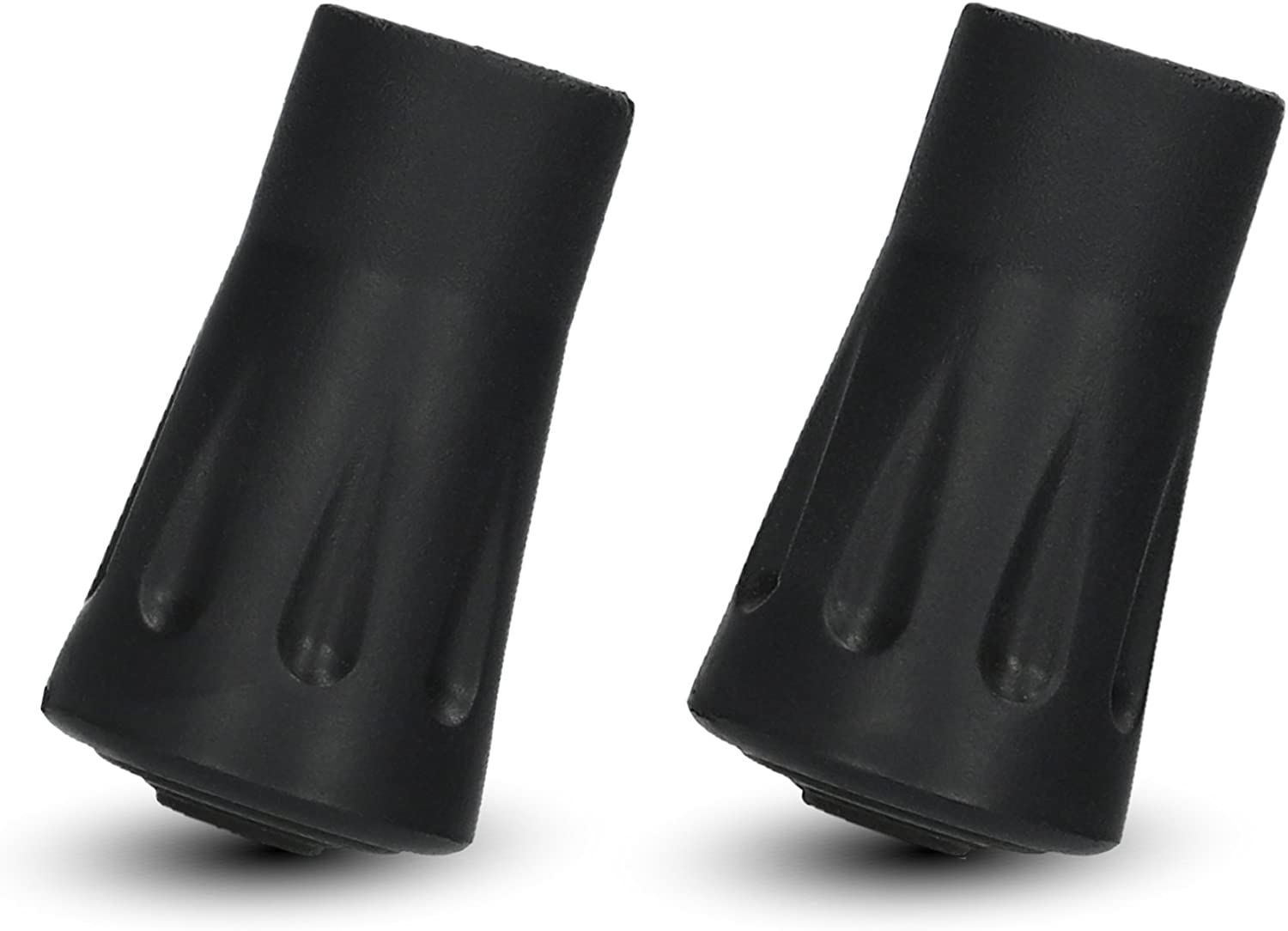 Nordicberry 12 Nordic Walking Pads für Asphalt, Stein oder Gelände 6 Paar Gummipuffer passend für alle gängigen Nordic Walking-Stöcke