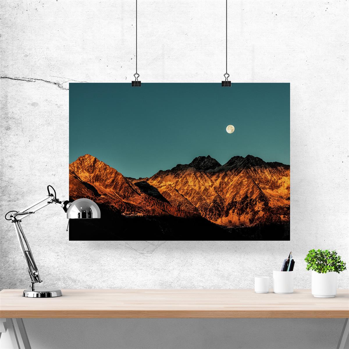 Verschiedene Poster – Wandbild – Wanddeko – Kunstdruck (70 x 50 cm) (Sunset)