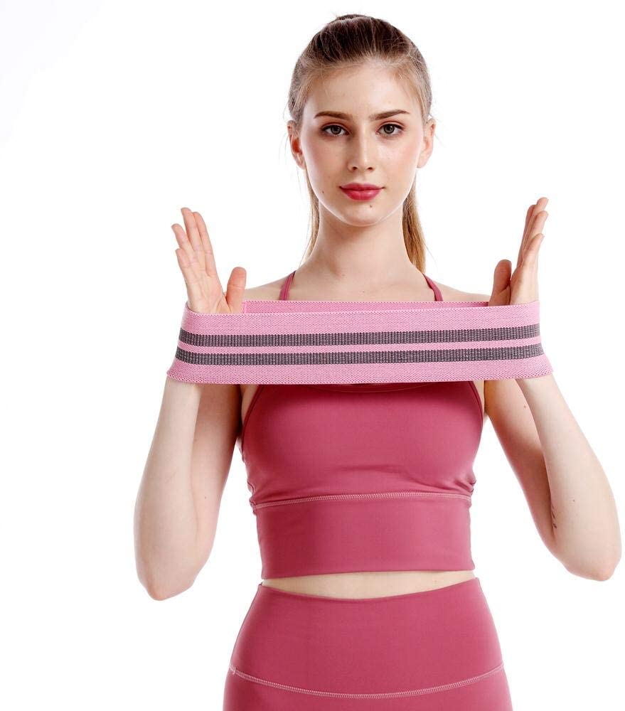 GTI Fitnessband Widerstandsbänder Set (3er Pack) Widerstandsbänder für Hüften, Gesäß und Beine Trainingsbänder für Beintraining, Krafttraining, Muskelaufbau, Yoga, Crossfit, Gymnastik