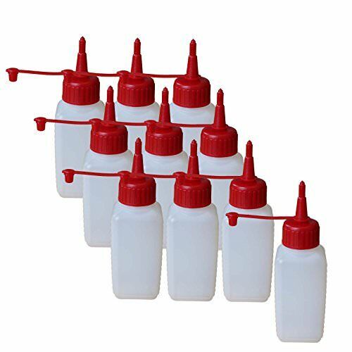 50x 100ml Kunststoffflasche Plastikflasche HDPE  Spritzverschluss Flüssigkeiten