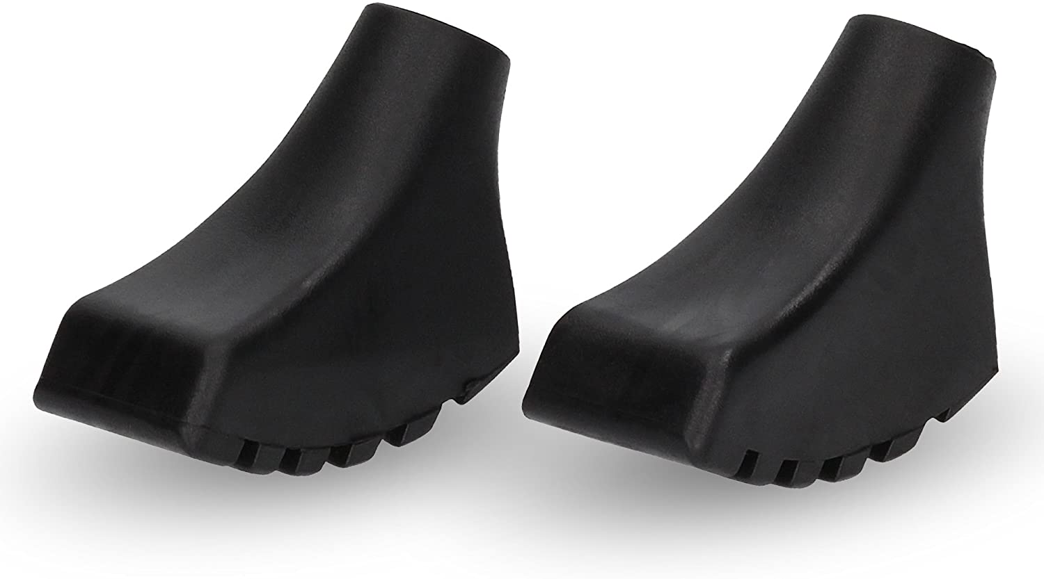 10 Nordic Walking Pads für Asphalt, Stein oder Gelände von Nordicberry – 5 Paar Gummipuffer passend für alle gängigen Nordic Walking-Stöcke