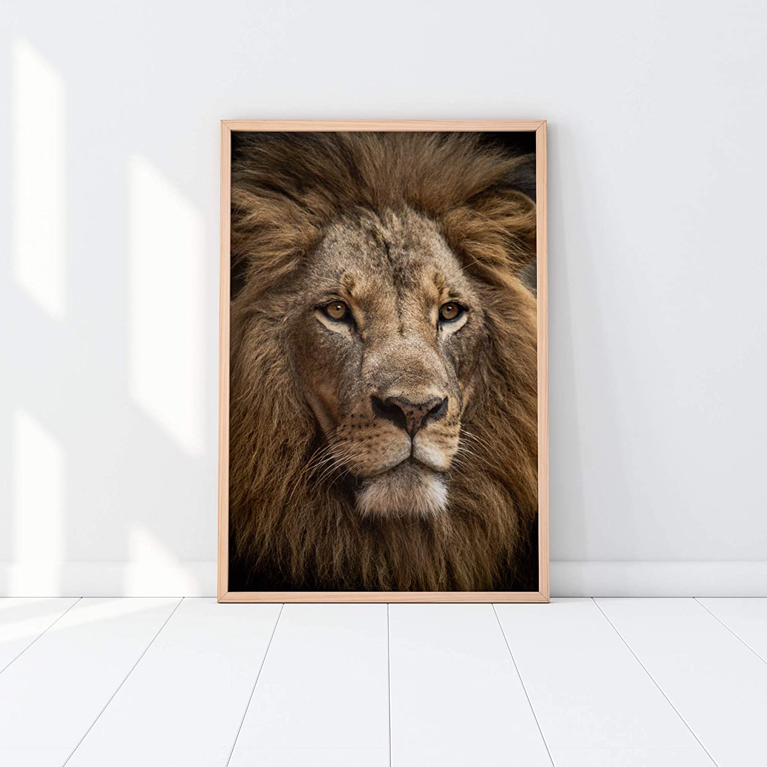 Golden Posters Foto Poster Löwe (70x50cm)